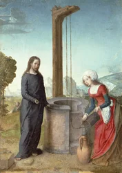 Christus und die Frau von Samaria, ca. 1500
